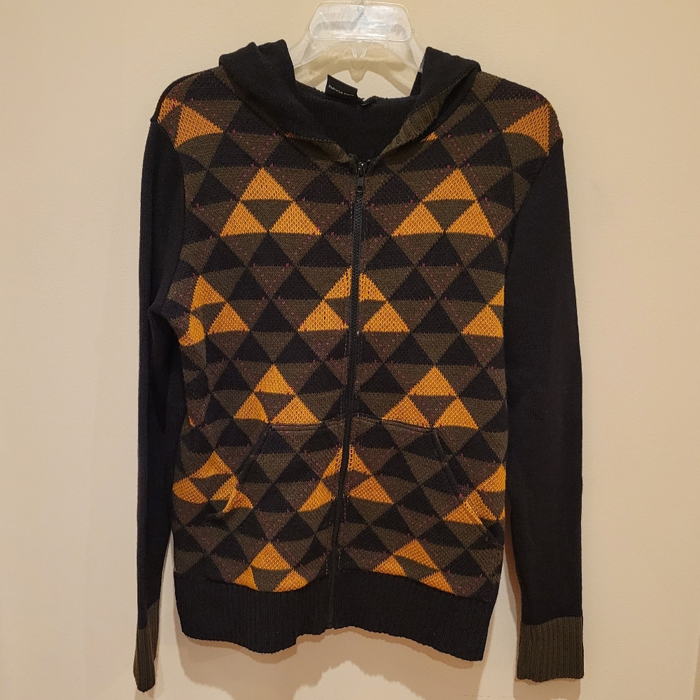 Elhoffer Design Legend of Zelda triforce argyle hoodie